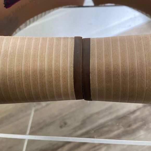 Avec Les Filles Mariah Peep Toe Stretch Knit Sock Ankle Booties Wood Heels White - Picture 13 of 13